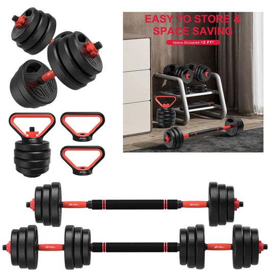 Stravo QuadFlex™ 4-in-1 Adjustable Weights Set