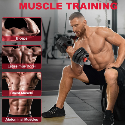 Stravo QuadFlex™ 4-in-1 Adjustable Weights Set