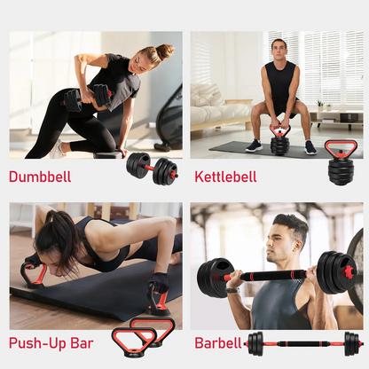 Stravo QuadFlex™ 4-in-1 Adjustable Weights Set